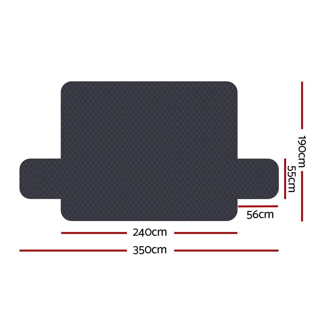 Artiss Furniture > Sofas > Sofa Accessories Artiss Sofa Cover Couch Covers 4 Seater Easy to Clean Dark Grey