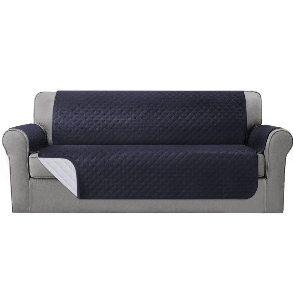 Artiss Furniture > Sofas > Sofa Accessories Artiss Sofa Cover Couch Covers 4 Seater Easy to Clean Dark Grey