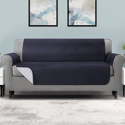 Artiss Furniture > Sofas > Sofa Accessories Artiss Sofa Cover Couch Covers 4 Seater Easy to Clean Dark Grey