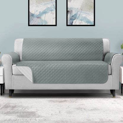 Artiss Furniture > Sofas > Sofa Accessories Artiss Sofa Cover Couch Covers 4 Seater Easy to Clean Grey