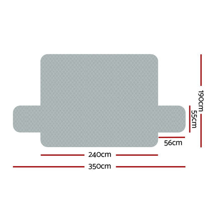 Artiss Furniture > Sofas > Sofa Accessories Artiss Sofa Cover Couch Covers 4 Seater Easy to Clean Grey