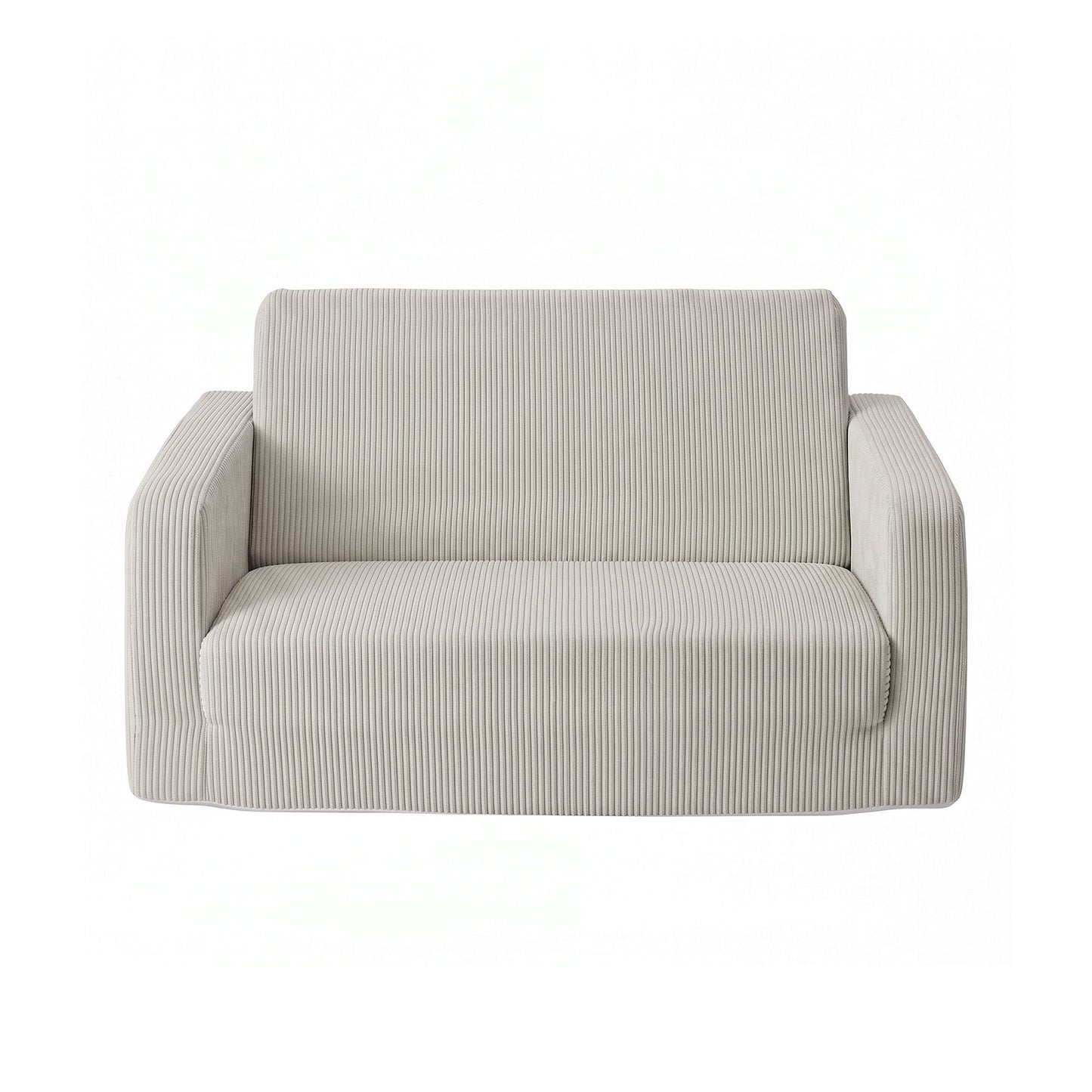 Artiss Furniture > Sofas > Sofas & Sofa Beds Artiss 2-in-1 Sofa Foam Couch with Side Pocket Light Grey