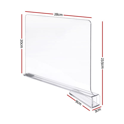 Artiss Health & Beauty > Personal Care > Deodorants & Anti-Perspirants Artiss 6 Pack Closet Organizers and Storage Clear Shelf Dividers