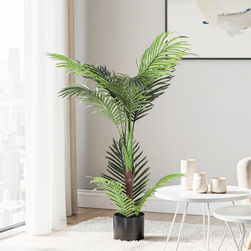 Artiss Home & Garden > Artificial Plants > Artificial Trees Artiss 100cm Artificial Palm Tree Faux Trees Indoor Decor Artificial Plants Lifelike Plant