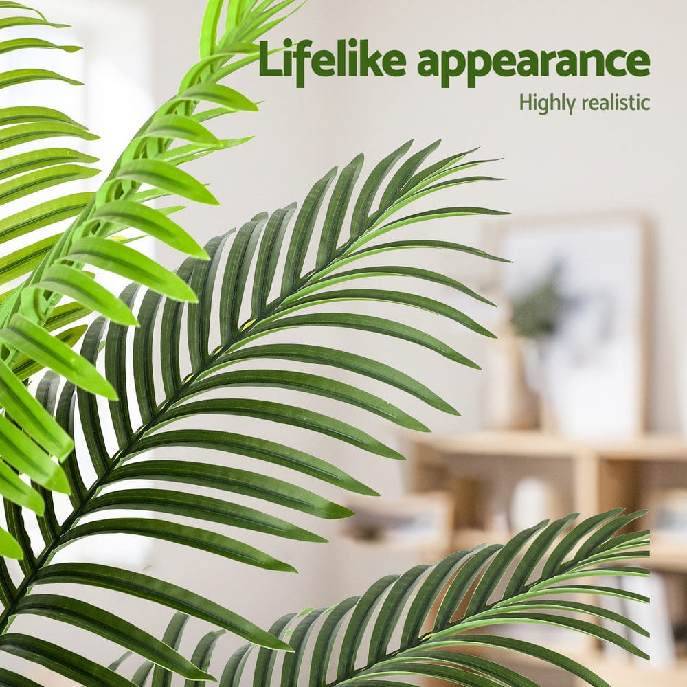 Artiss Home & Garden > Artificial Plants > Artificial Trees Artiss 100cm Artificial Palm Tree Faux Trees Indoor Decor Artificial Plants Lifelike Plant