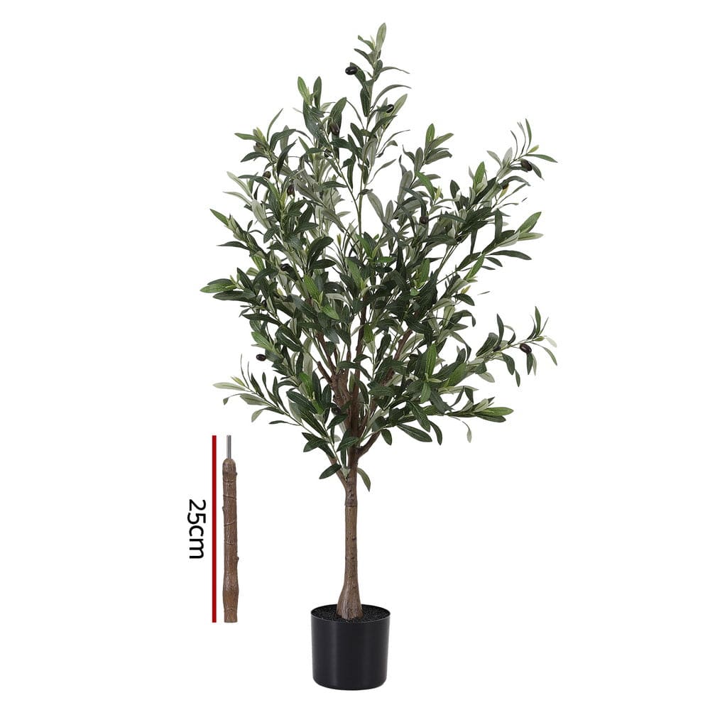 Artiss Home & Garden > Artificial Plants > Artificial Trees Artiss 155cm Artificial Olive Tree Faux Trees Indoor Decor Artificial Plants Lifelike Plant