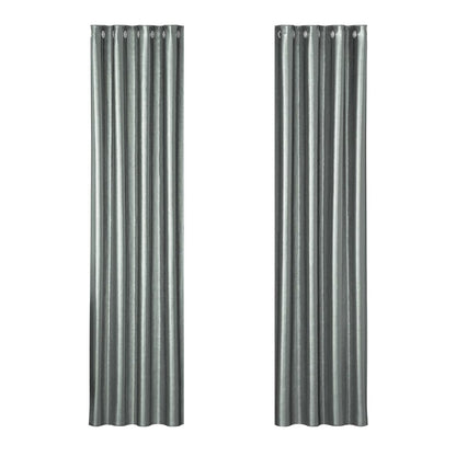 Artiss Home & Garden > Curtains > Curtains & Drapes Artiss 2X Blockout Curtains Eyelet 140x230cm Grey Shine
