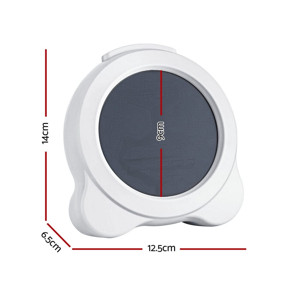Artiss Home & Garden > Decor > Clocks Artiss 3.8" Digital Day Clock Calendar Alarm LCD Display White