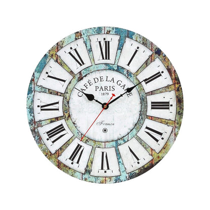 Artiss Home & Garden > Decor > Clocks Artiss 40CM Wall Clock Rustic Design