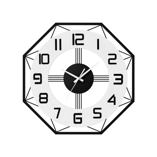 Artiss Home & Garden > Decor > Clocks Artiss 60CM Wall Clock Octagon