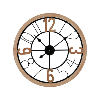 Artiss Home & Garden > Decor > Clocks Artiss 60CM Wall Clock Wooden