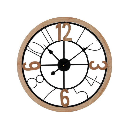 Artiss Home & Garden > Decor > Clocks Artiss 60CM Wall Clock Wooden