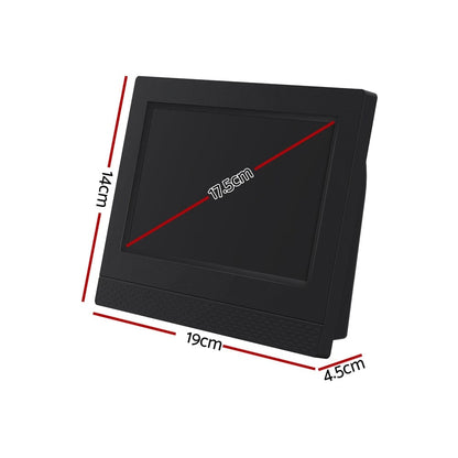Artiss Home & Garden > Decor > Clocks Artiss 7" Digital Day Clock Calendar Alarm Black