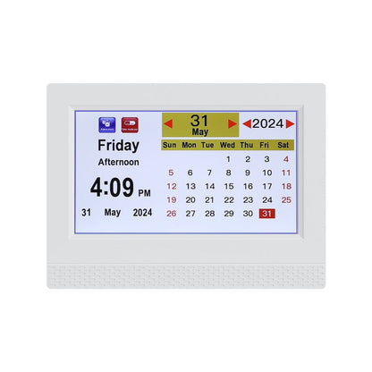 Artiss Home & Garden > Decor > Clocks Artiss 7" Digital Day Clock Calendar Alarm White