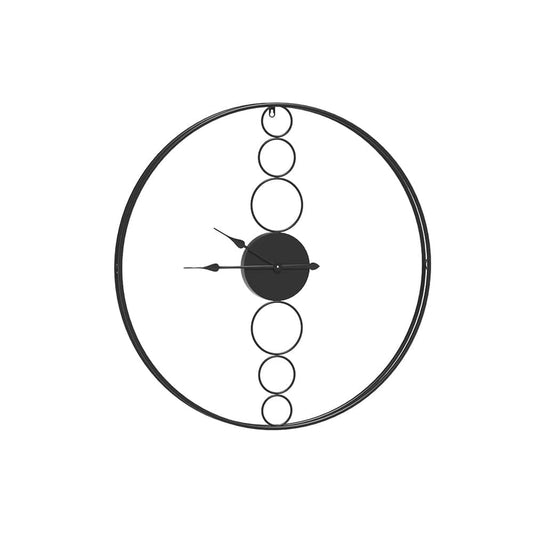 Artiss Home & Garden > Decor > Clocks Artiss 75cm Wall Clock Large No Numeral Round Black