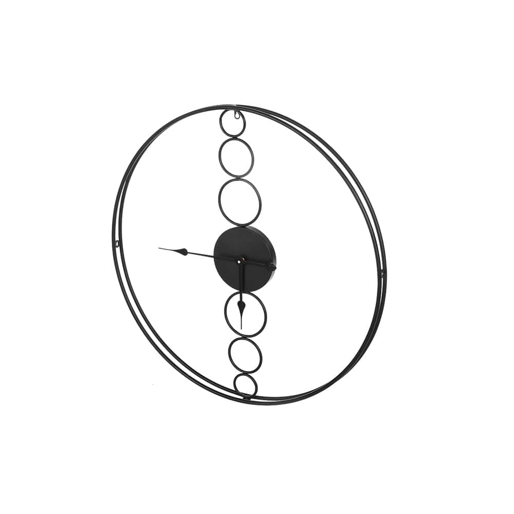 Artiss Home & Garden > Decor > Clocks Artiss 75cm Wall Clock Large No Numeral Round Black