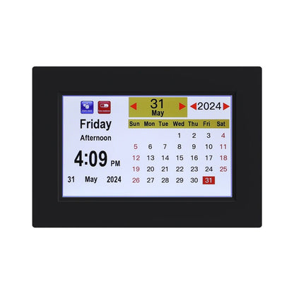 Artiss Home & Garden > Decor > Clocks Artiss 8" Digital Day Clock Calendar Alarm Black
