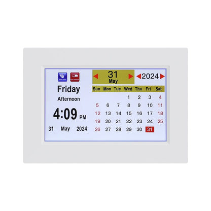 Artiss Home & Garden > Decor > Clocks Artiss 8" Digital Day Clock Calendar Alarm White