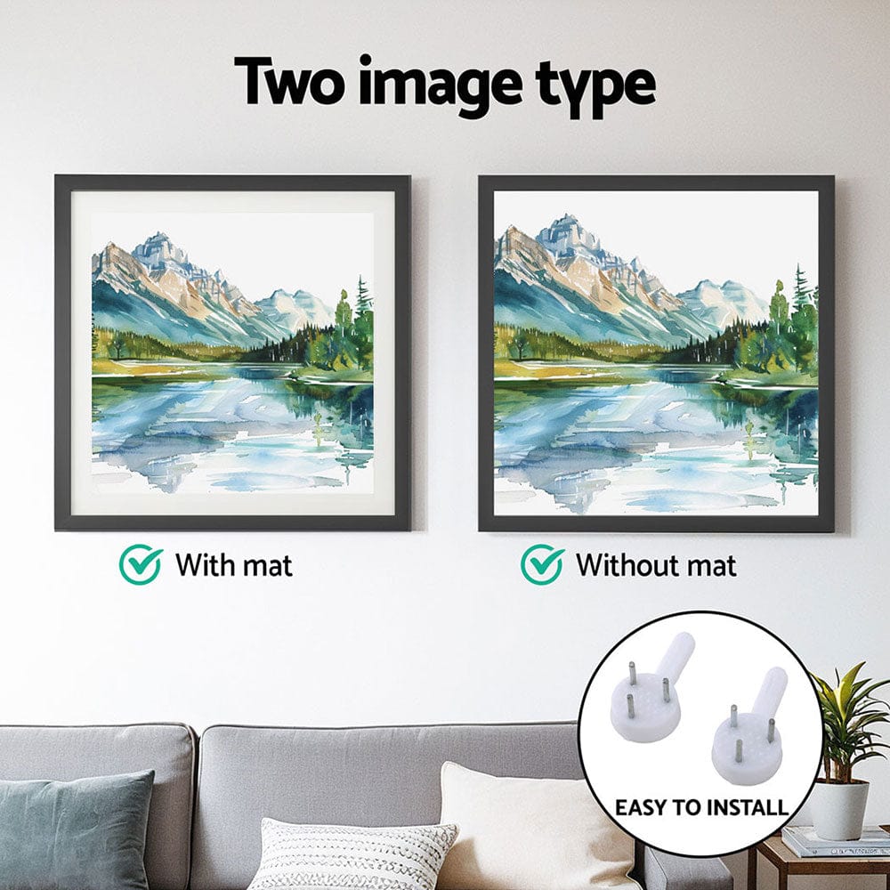 Artiss Home & Garden > Decor > Picture Frames Artiss Photo Frame 2PCS Set Black