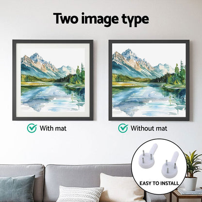 Artiss Home & Garden > Decor > Picture Frames Artiss Photo Frame 2PCS Set Black
