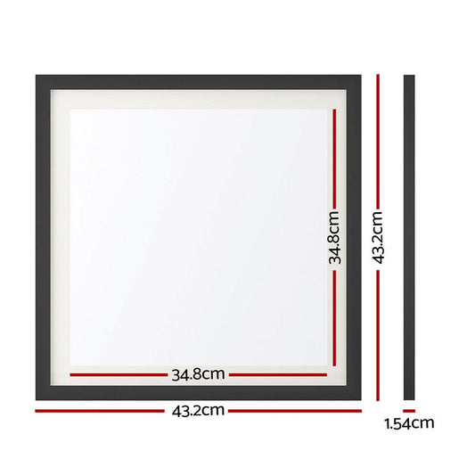 Artiss Home & Garden > Decor > Picture Frames Artiss Photo Frame 2PCS Set Black