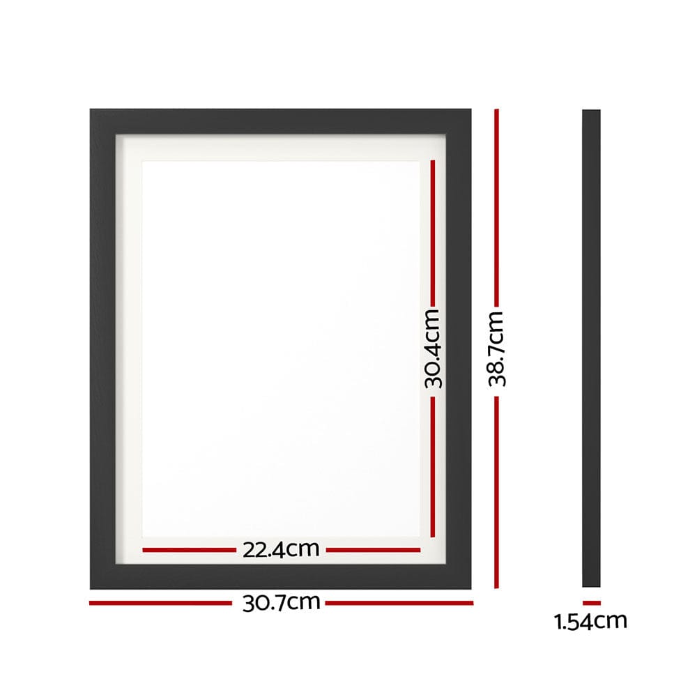 Artiss Home & Garden > Decor > Picture Frames Artiss Photo Frame 3PCS Set Black