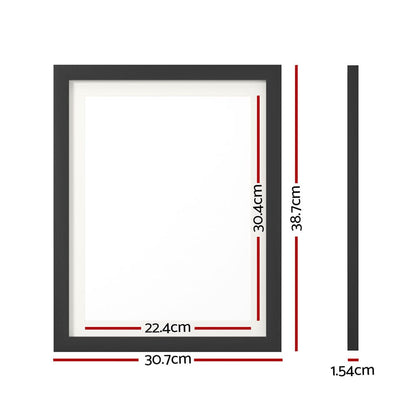 Artiss Home & Garden > Decor > Picture Frames Artiss Photo Frame 3PCS Set Black