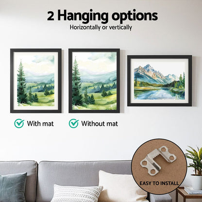 Artiss Home & Garden > Decor > Picture Frames Artiss Photo Frame 3PCS Set Black