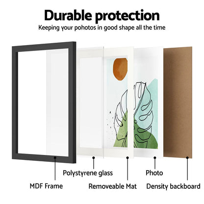 Artiss Home & Garden > Decor > Picture Frames Artiss Photo Frame 3PCS Set Black