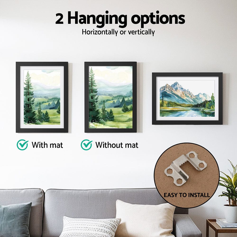 Artiss Home & Garden > Decor > Picture Frames Artiss Photo Frame A4 3PCS Set
