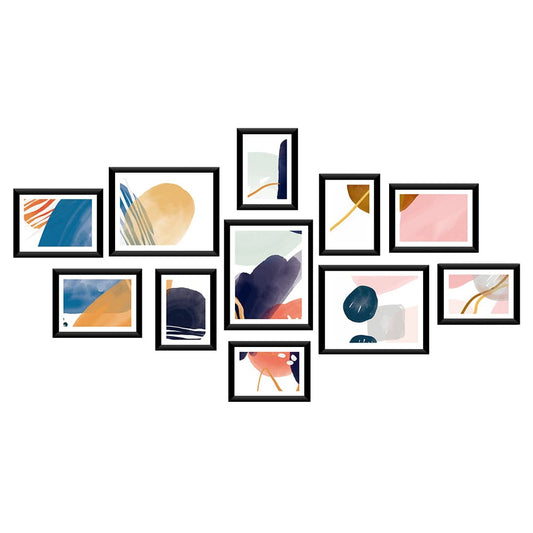 Artiss Home & Garden > Decor > Picture Frames Artiss Photo Frames Art Holder 11PCS 5x7" 6x8" 8x10" Black