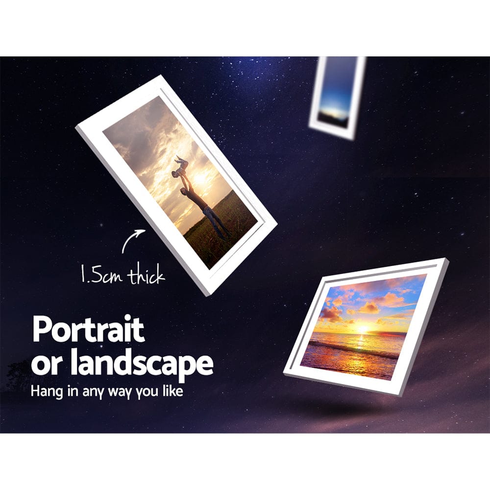 Artiss Home & Garden > Decor > Picture Frames Artiss Photo Frames Art Holder 11PCS 5x7" 6x8" 8x10" White