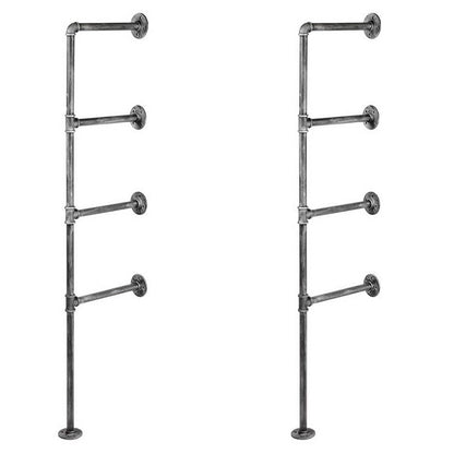 Artiss Home & Garden > DIY > Kitchen & Bathroom DIY Artiss Floating DIY Pipe Shelf Metal Brackets Set of 2