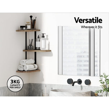 Artiss Home & Garden > DIY > Kitchen & Bathroom DIY Artiss Floating Wall Shelf 3-Tier