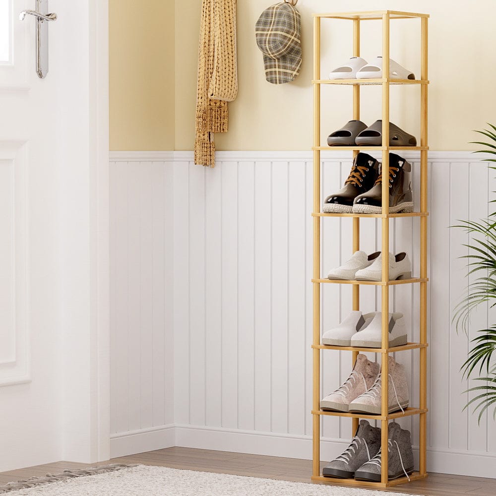 Artiss Home & Garden > DIY > Kitchen & Bathroom DIY Artiss Shoe Rack 8-tier 8 Pairs Stackable