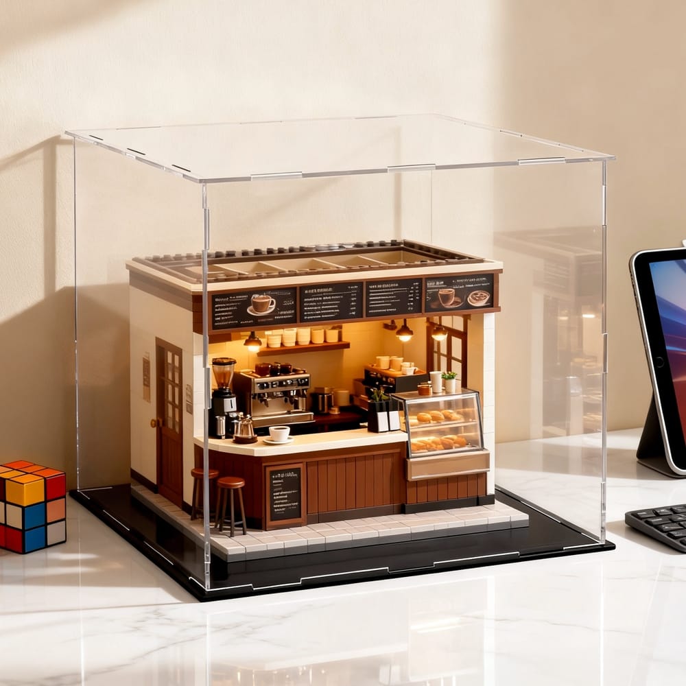 Artiss Home & Garden > Hobbies > Arts & Crafts Artiss Clear Acrylic Display Case Dustproof Protection Box For Car Toys 30CM