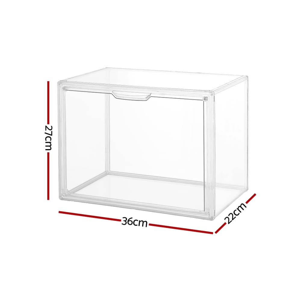 Artiss Home & Garden > Hobbies > Arts & Crafts Artiss Clear Acrylic Display Case Dustproof Protection Box For Toys 27CM