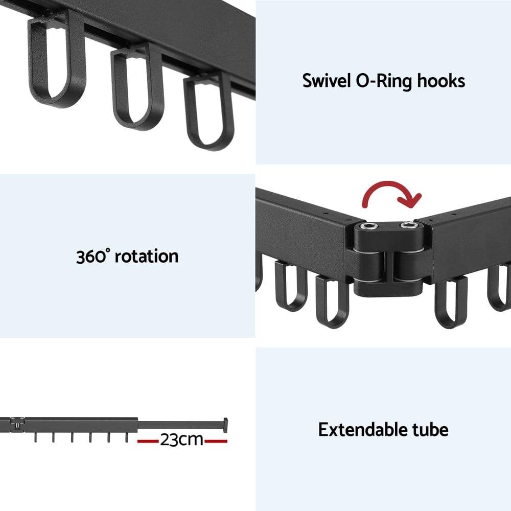 Artiss Home & Garden > Laundry & Cleaning > Drying Racks & Hangers Artiss Clothes Rack Airer Drying Folding Hanger