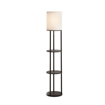 Artiss Home & Garden > Lighting > Floor Lamps Artiss Floor Lamp 3 Tier Shelf Storage LED Light Stand Home Room Vintage Round