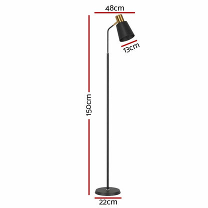 Artiss Home & Garden > Lighting > Floor Lamps Artiss Floor Lamp LED Light Stand Modern Home Living Room Office Reading Black
