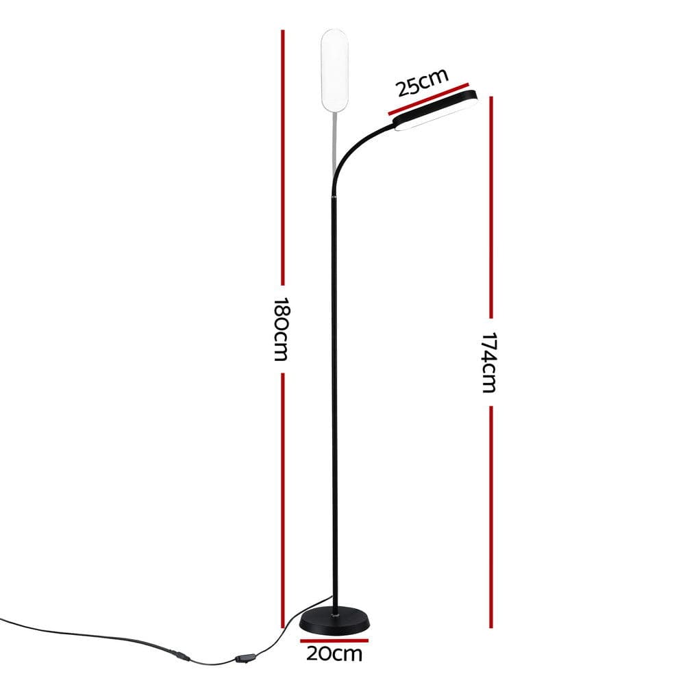 Artiss Home & Garden > Lighting > Floor Lamps Artiss LED Floor Lamp with Remote Control & 4 Color Temperature Reading Living Room Bedroom Office