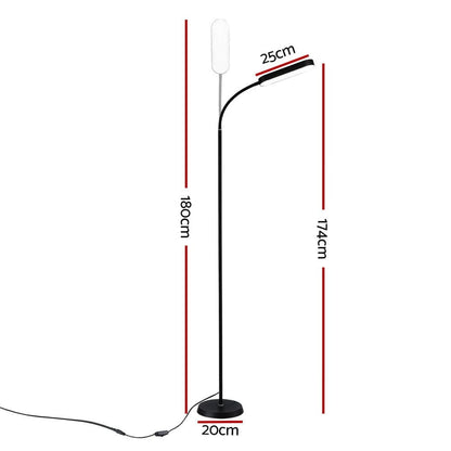 Artiss Home & Garden > Lighting > Floor Lamps Artiss LED Floor Lamp with Remote Control & 4 Color Temperature Reading Living Room Bedroom Office