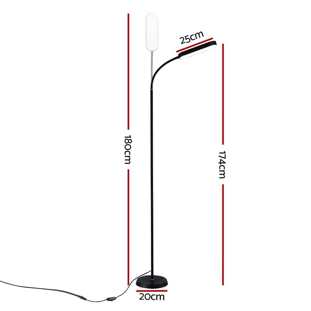Artiss Home & Garden > Lighting > Floor Lamps Artiss LED Floor Lamp with Remote Control & 4 Color Temperature Reading Living Room Bedroom Office