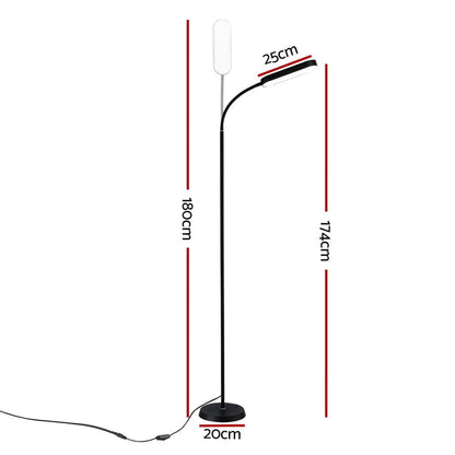 Artiss Home & Garden > Lighting > Floor Lamps Artiss LED Floor Lamp with Remote Control & 4 Color Temperature Reading Living Room Bedroom Office