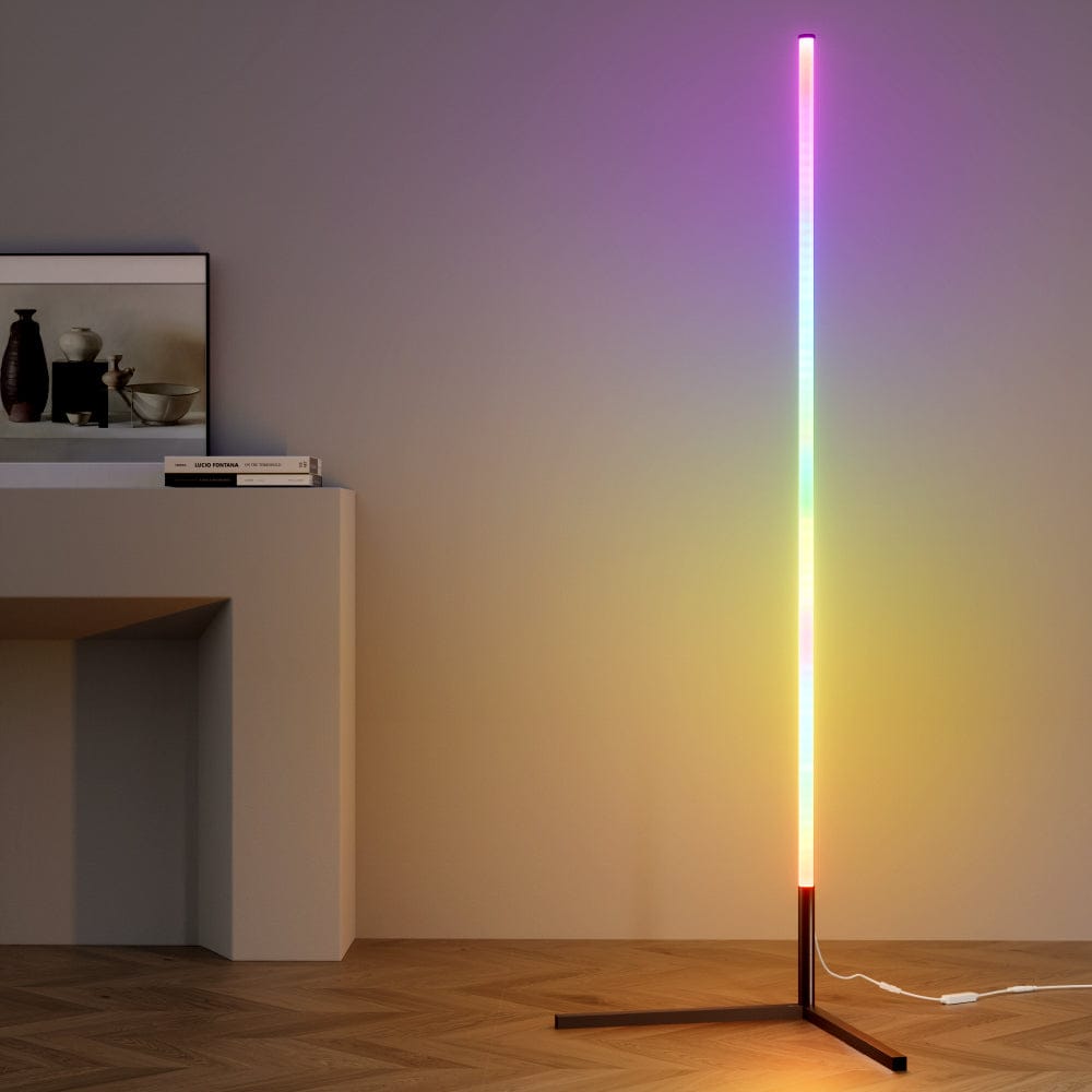 Artiss Home & Garden > Lighting > Floor Lamps Artiss RGB LED Floor Lamp Remote Control Corner Light Stand Gaming Room 150CM