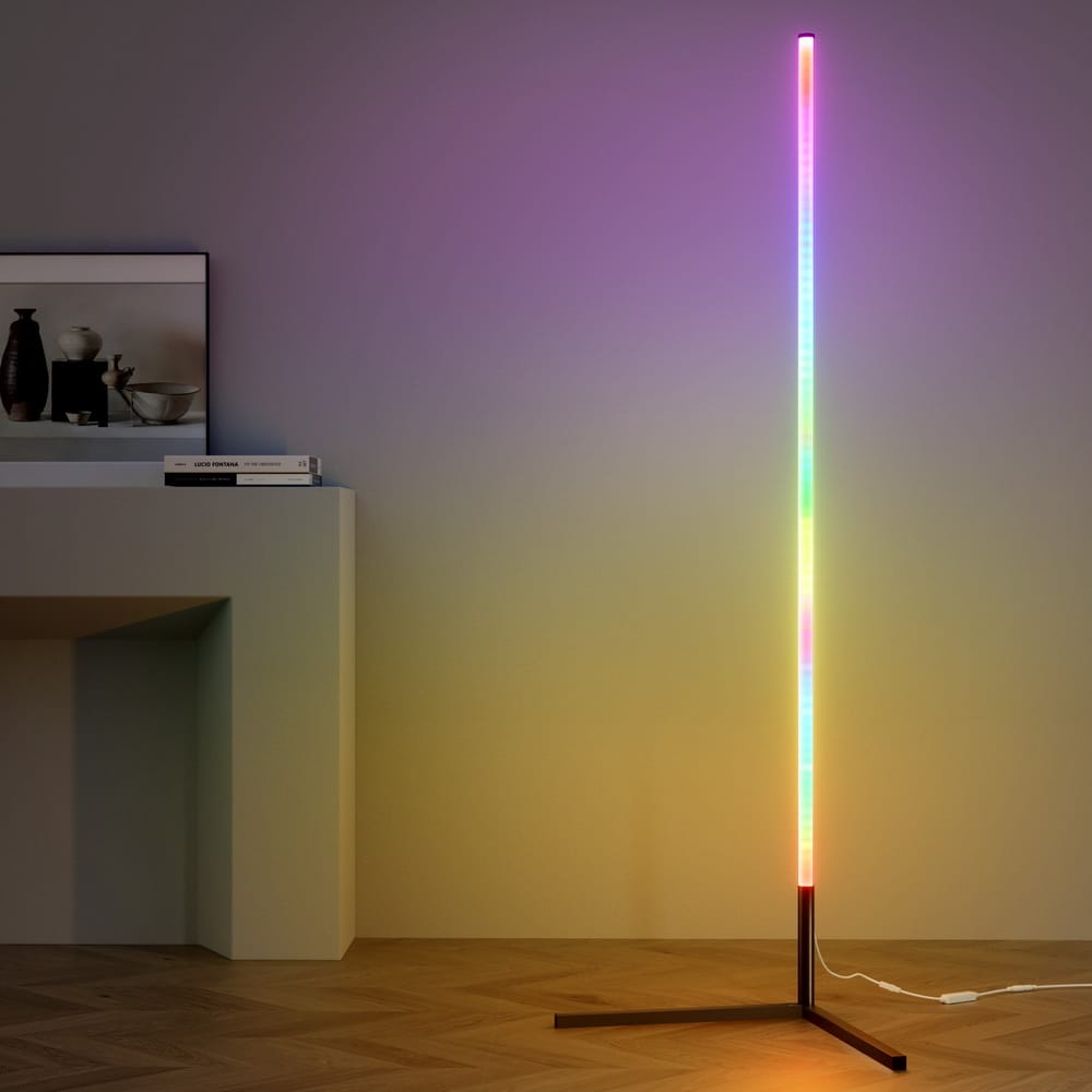 Artiss Home & Garden > Lighting > Floor Lamps Artiss RGB LED Floor Lamp Remote Control Corner Light Stand Gaming Room 150CM
