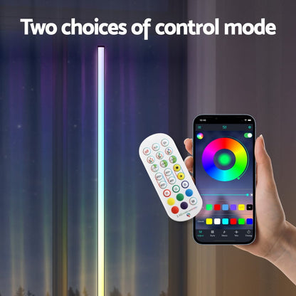 Artiss Home & Garden > Lighting > Floor Lamps Artiss RGB LED Floor Lamp Remote Control Corner Light Stand Gaming Room 150CM