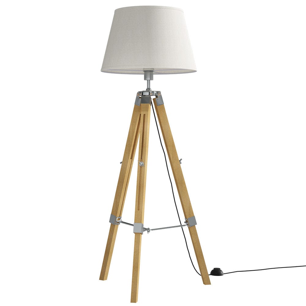 Artiss Home & Garden > Lighting > Floor Lamps Artiss Tripod Floor Lamp Adjustable Height LED Light Stand Home Room Reading