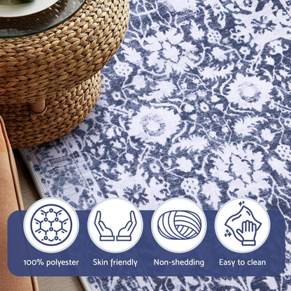 Artiss Home & Garden > Rugs > Door Mats Artiss Floor Rug 50X80cm Doormat Soft Velvet Non-Slip Bath Mat Small Rug Modern