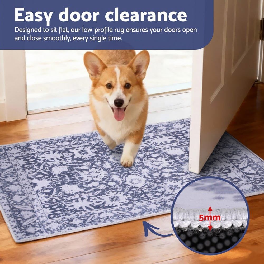 Artiss Home & Garden > Rugs > Door Mats Artiss Floor Rug 50X80cm Doormat Soft Velvet Non-Slip Bath Mat Small Rug Modern
